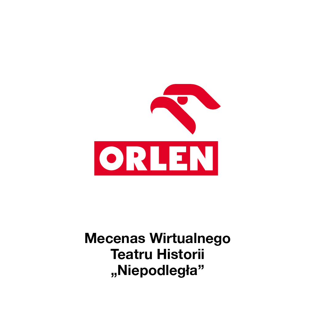logo orlenu z podpisem o tytule mecenasa